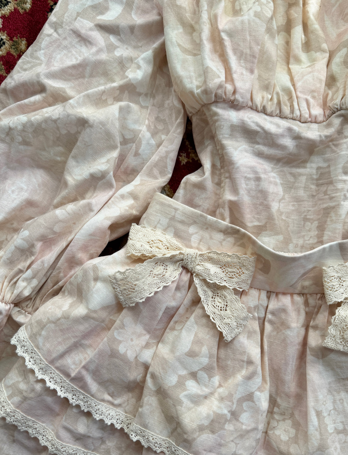 Italian Linen Set [Antique Floral]