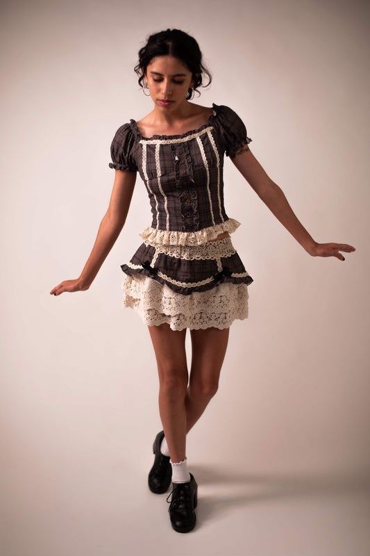 Sépia Blouse Set